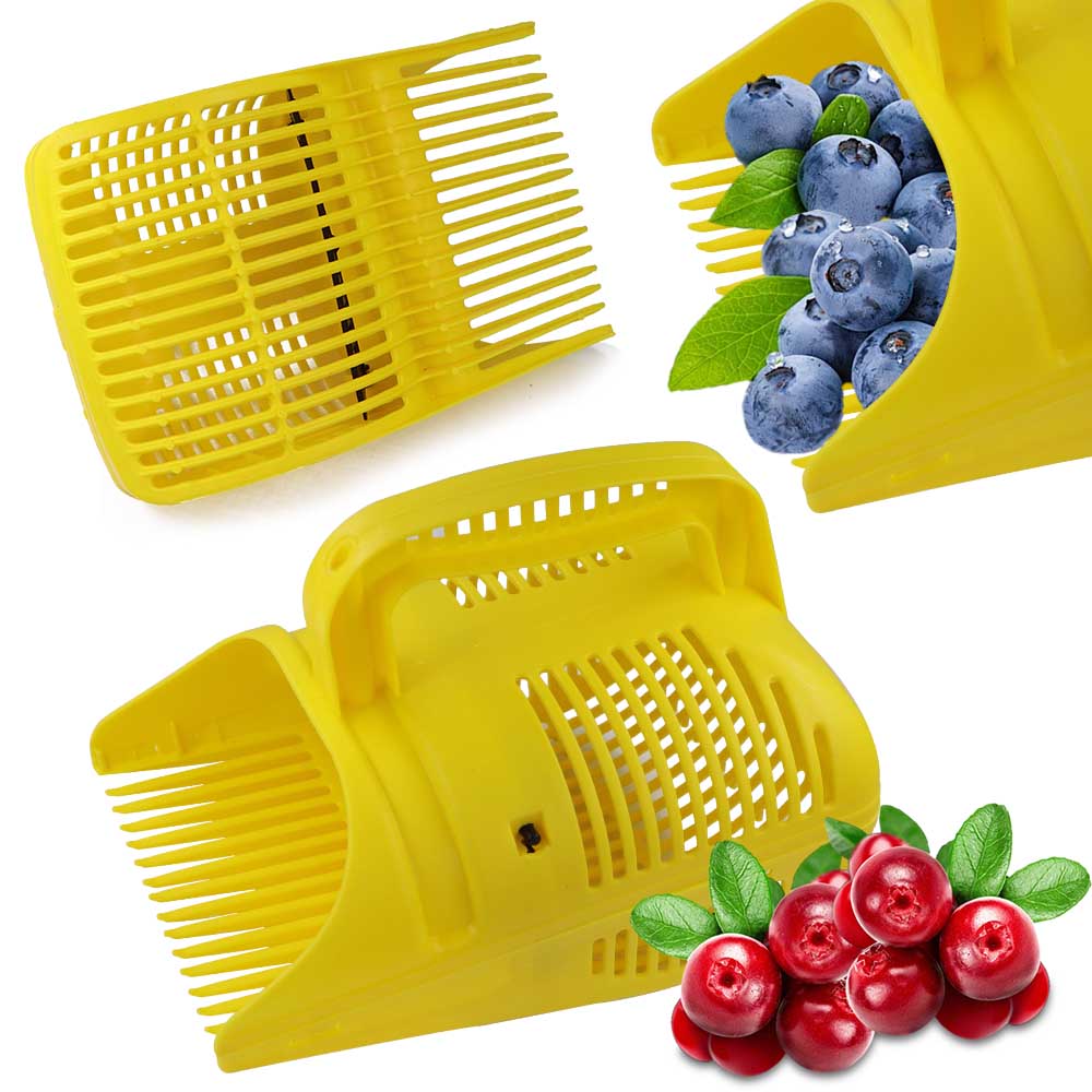 1pc 휴대용 휴대용 베리 블루 베리 피커 플라스틱 빗 - Gardening Tools Sale 리뷰 및 가격